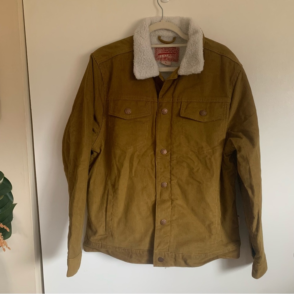 Brooklyn Cloth Corduroy Sherpa Lined Jacket